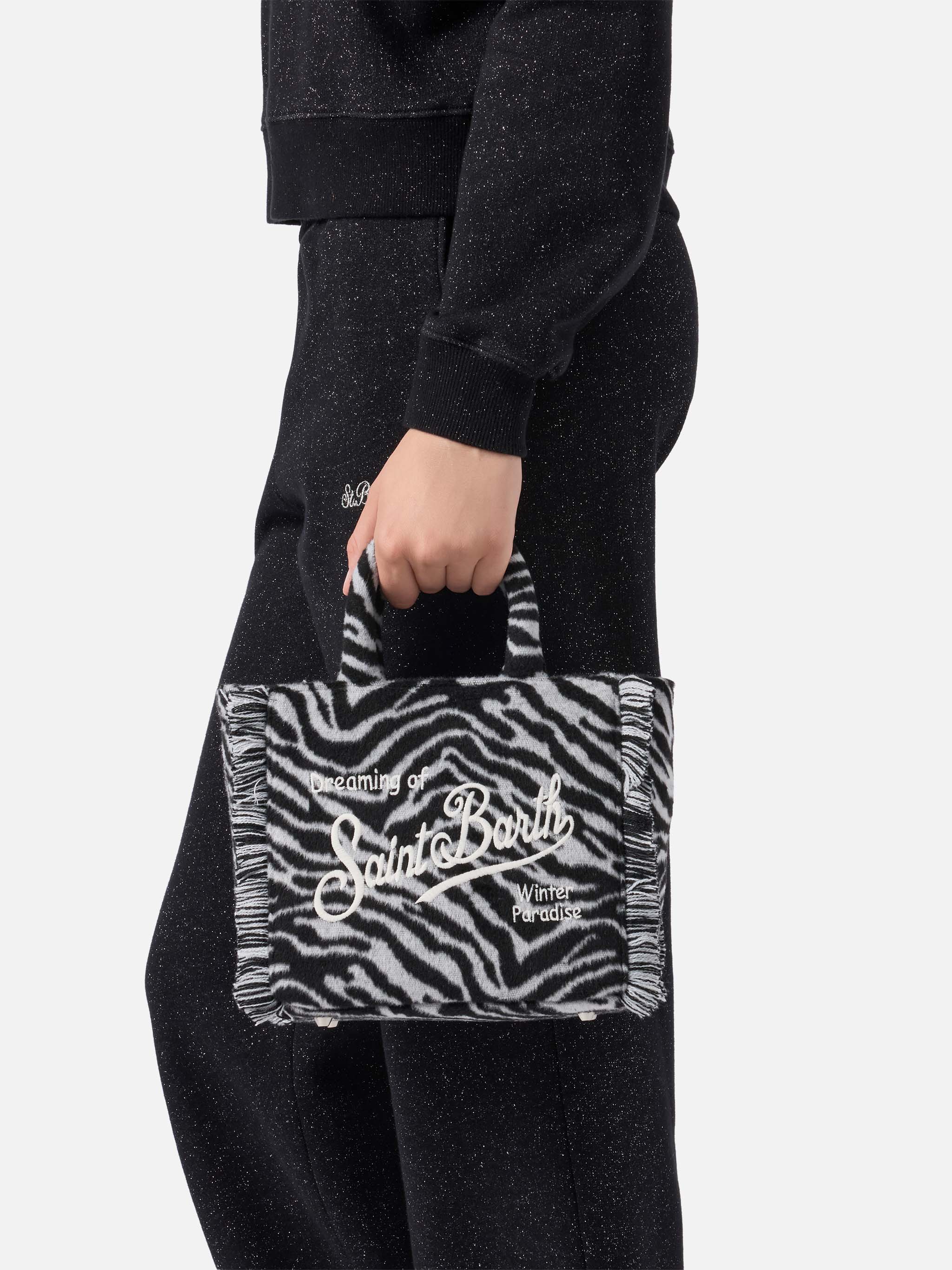 PORTO SEGRETO® - BORSA DA MARE MINI ZEBRA